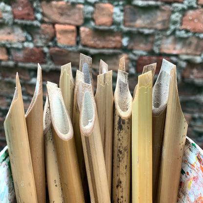 Premium Bamboo Reed Qalam Pen & Set - Handmade Arabic Calligraphy Dip Pens