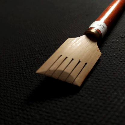 Celi qalam pen in use with ink flow