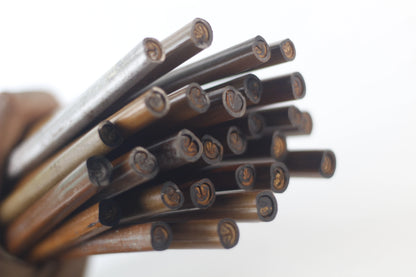 Handam Bili reed pen close up nib detail