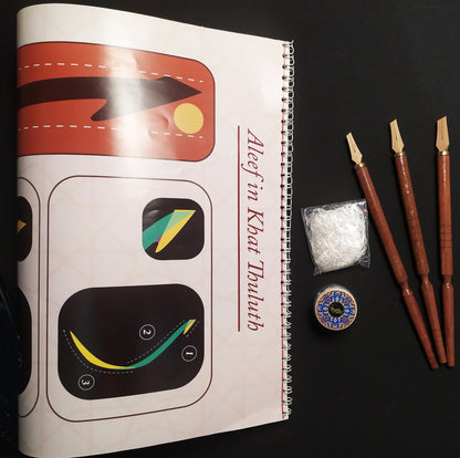 complete Arabic calligraphy learning kit full set