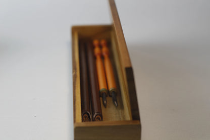 dimensions scale of teak calligraphy box 27×6×5 inches comparison